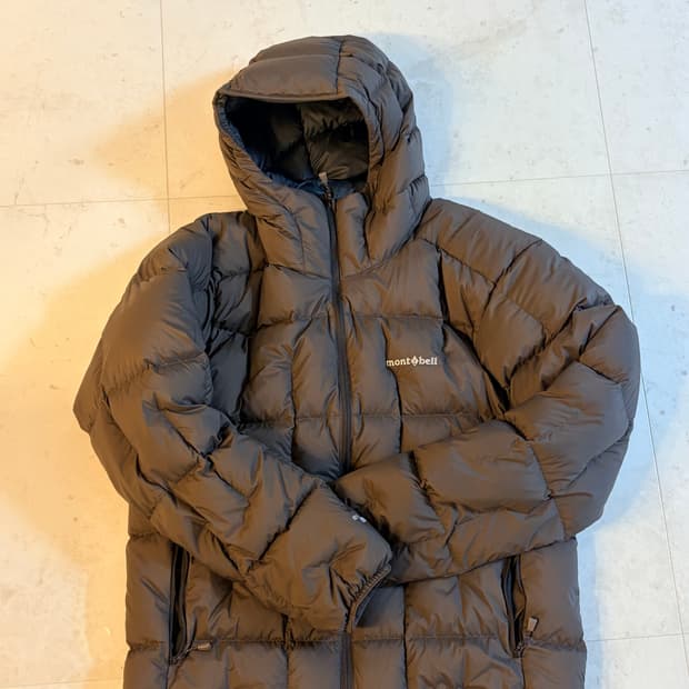 몽벨 재팬 EX800 네이지 다운 파카 다크브라운