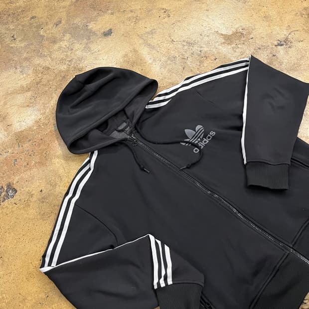 아디다스 블랙 넉사 후플 져지 플락 후드집업 110