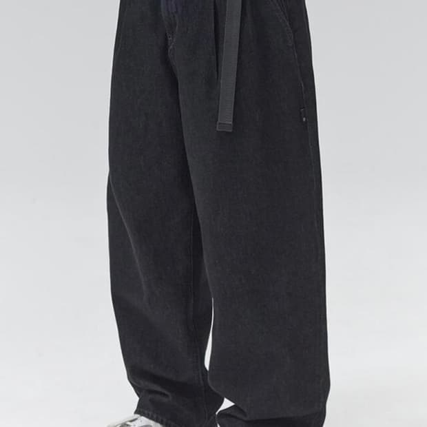 SS23 모이프 벨티드 데님 팬츠 1사이즈