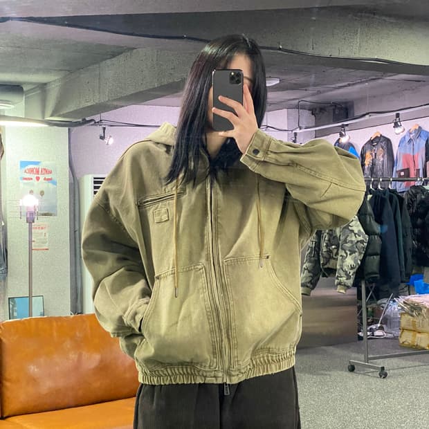 디미트리블랙 투웨이 브라운 디트로이트 후드 자켓 B3839