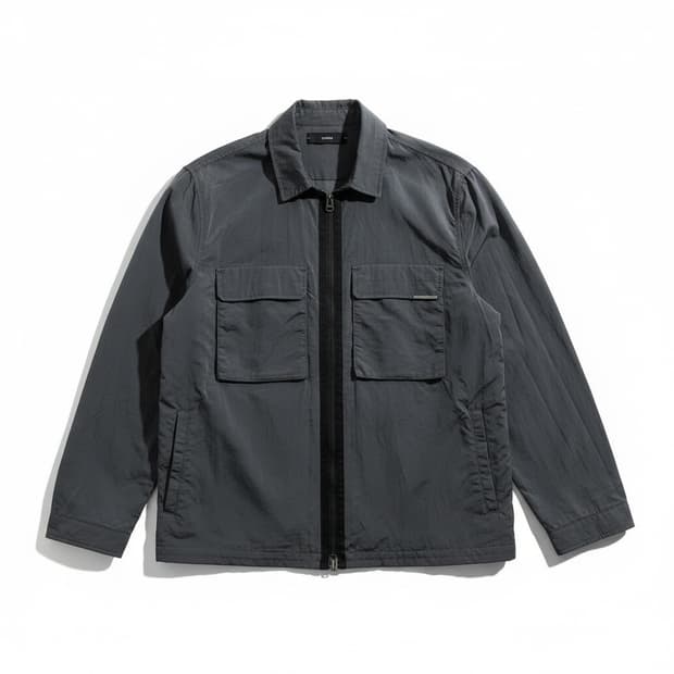 ILCORSO 짚업 포켓 셔츠 자켓