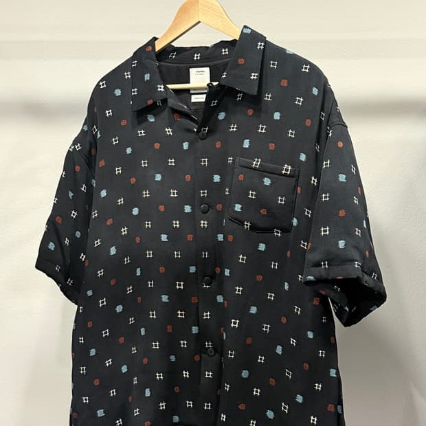 visvim 25ss wallis down shirt silk