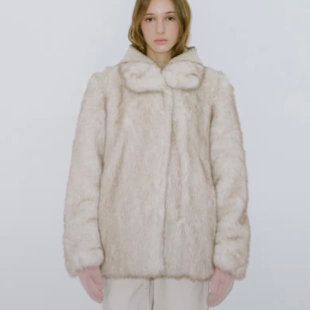 시눈 퍼자켓 아이보리 ivory