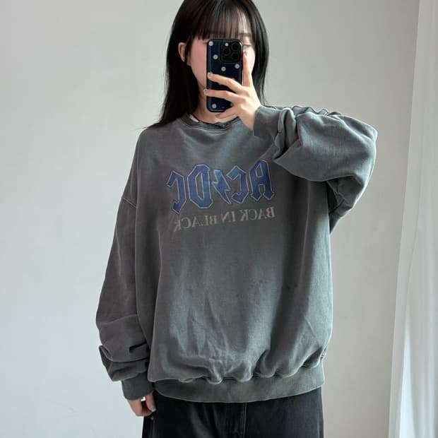 ACDC 피그먼트 맨투맨