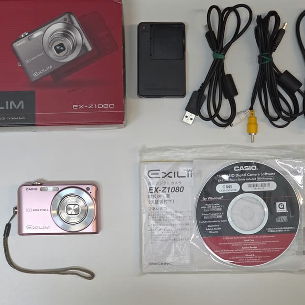 [풀구성 풀박스 핑크컬러🩷] CASIO EXILIM EX-Z1080