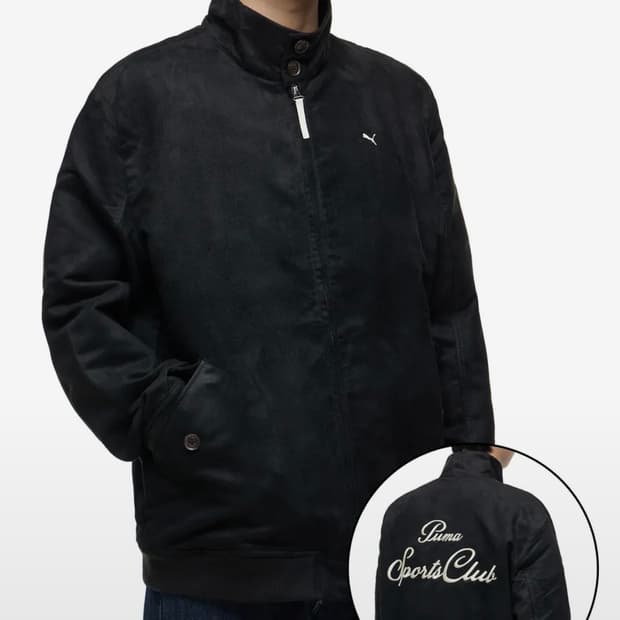 푸마 스웨이드 자켓