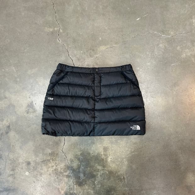 노스페이스 700 패딩 스커트