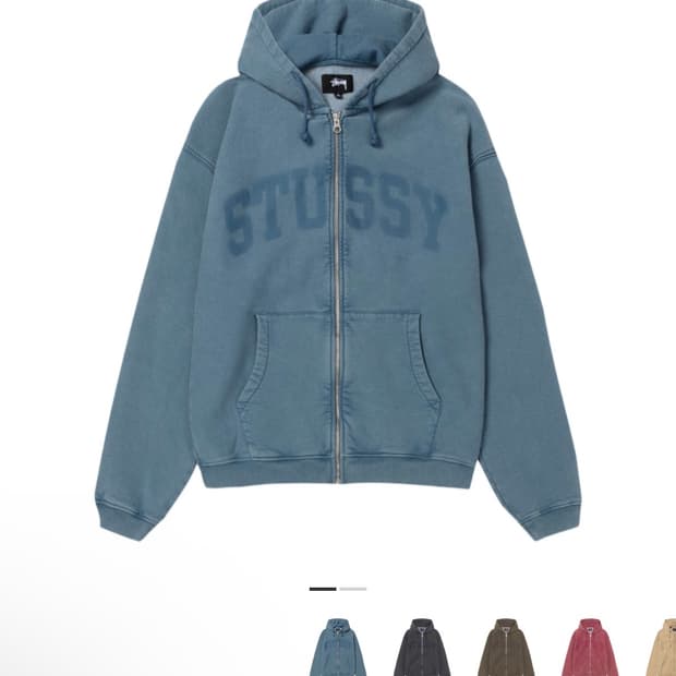 스투시 후드집업 s