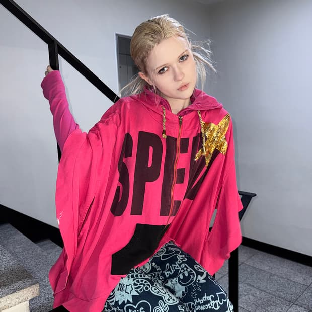 gold star cape hood zip