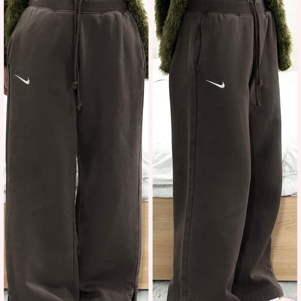 나이키 스우시 초코 브라운 팬츠