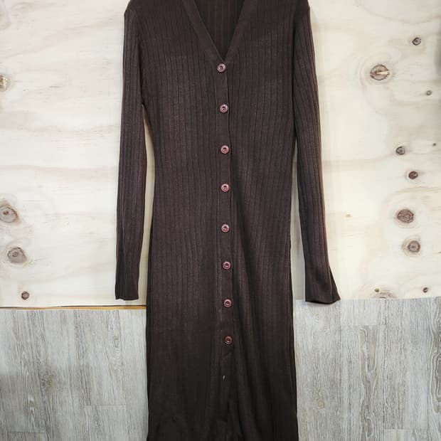 561) 골지 니트 롱 원피스