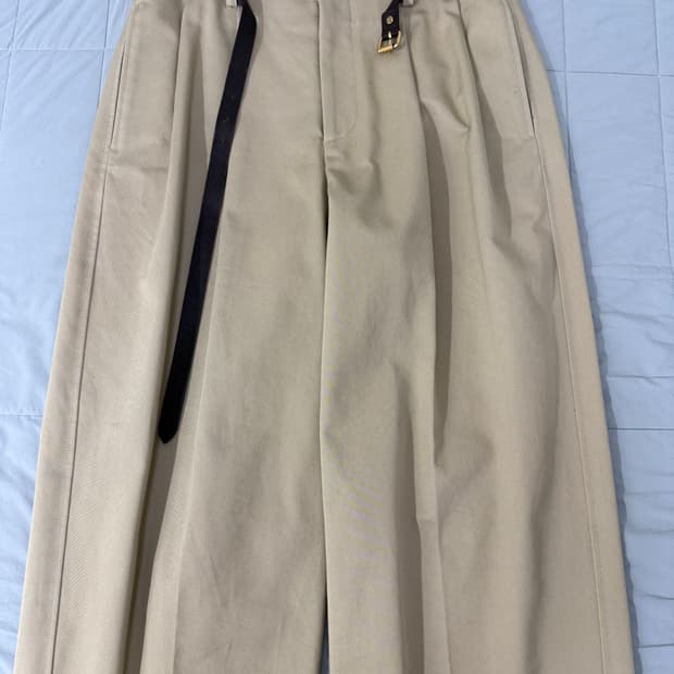 S 렉토 벨트 디테일 팬츠