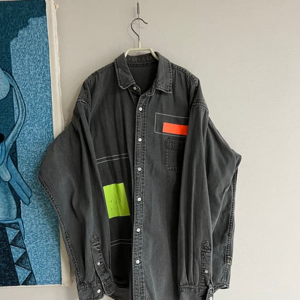 빔즈 ssz 데님 셔츠 L