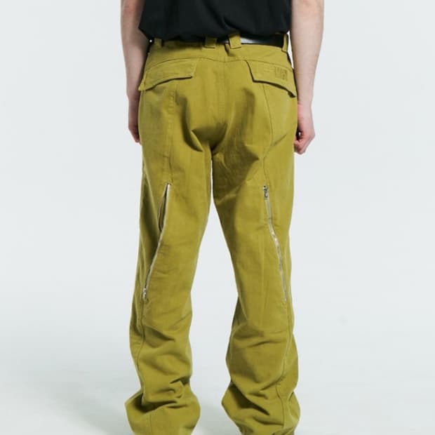 [구매] 플라스틱프로덕트 mpa 웨이브 지퍼 팬츠 올리브