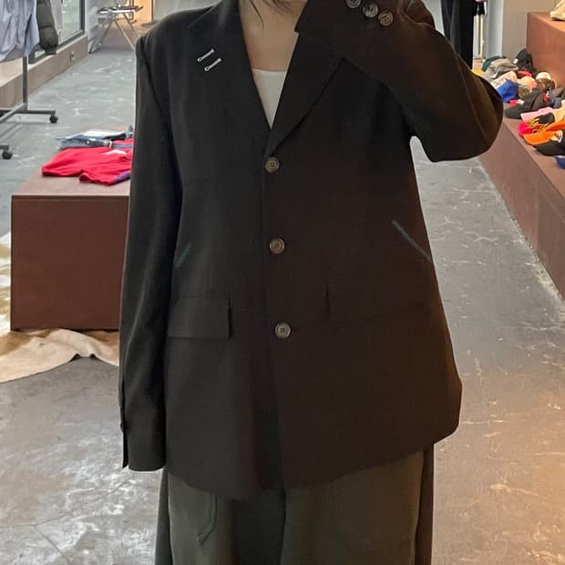 마뗑킴 브라운 블레이저 자켓 H2590