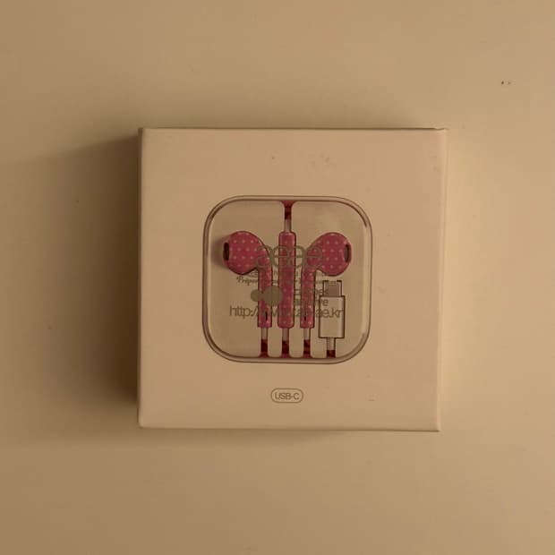 aeae핑크이어폰USB-C