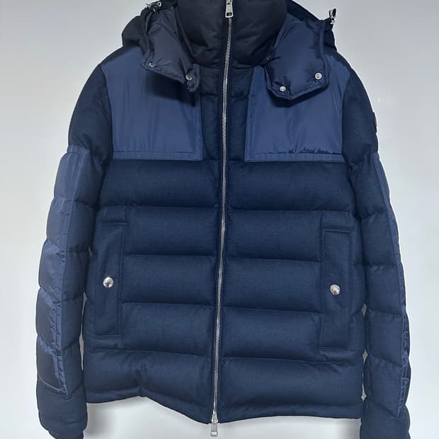 몽클레어 울믹스 패딩 헤링본 1사이즈 95-100