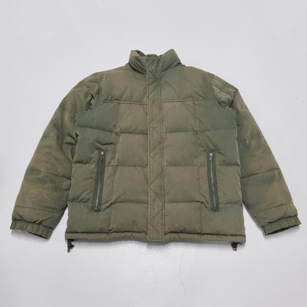 빈티지 STUSSY GEAR 선페이드 패딩 자켓 - XL