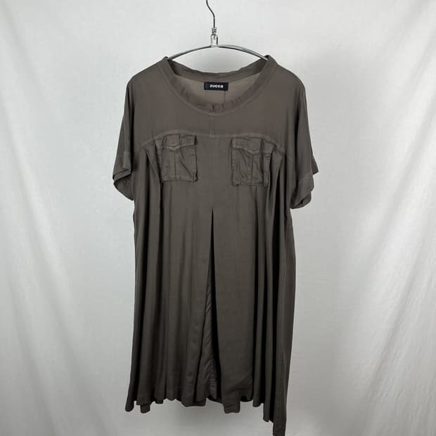 ZUCCA 투 포켓  반팔 원피스 