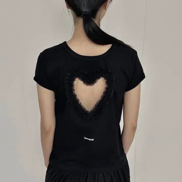 5e Slogan short sleeved T-shirt