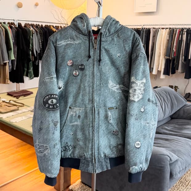 슈프림 24FW 트롱프 뢰유 후드 워크 자켓