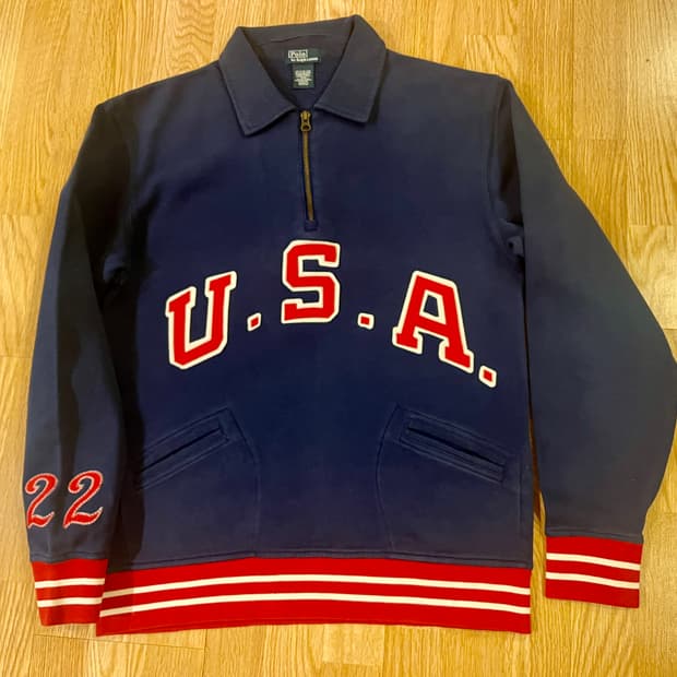 폴로 랄프로렌 USA 헬싱키 올림픽 스웻 맨투맨