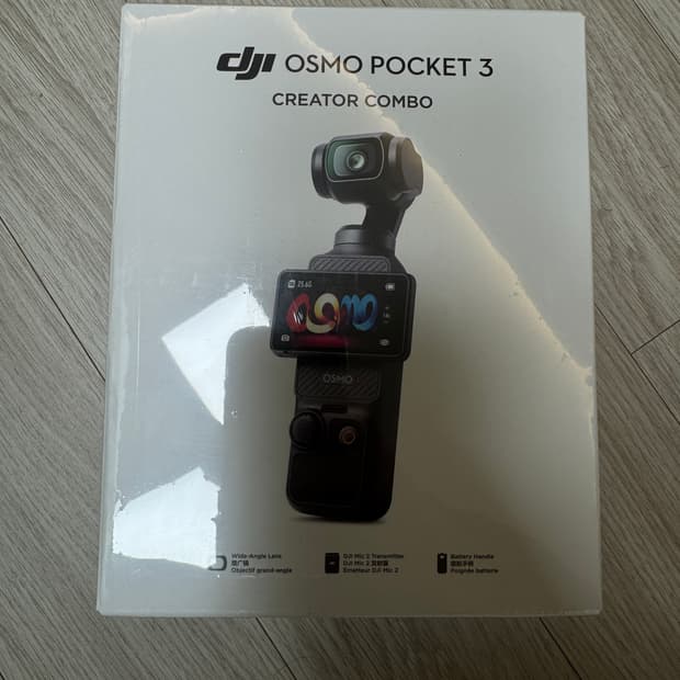 미개봉 새상품 Osmo Pocket 3 Creator Combo