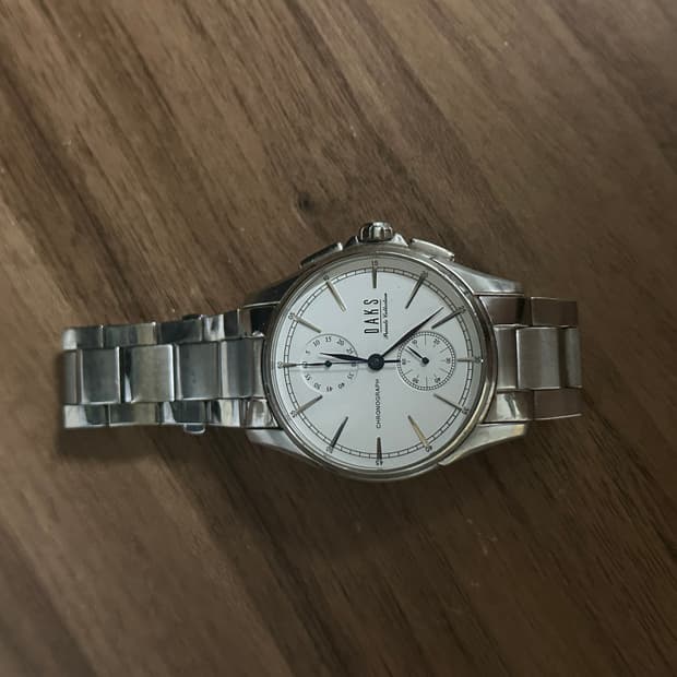 닥스 메탈 크로노그래프 남성시계