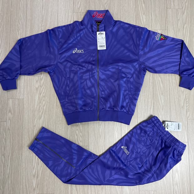 아식스 지브라 90s 올드 트랙탑 저지 셋업 3번 ASICS OLD