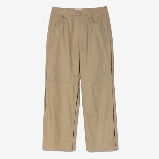 이에이 하이브리드 코튼 오버 팬츠 (베이지) [M]