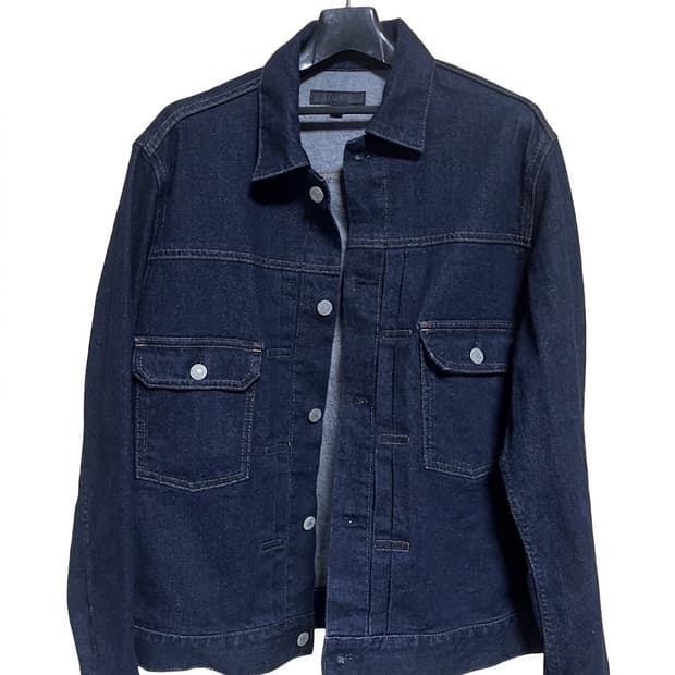 유니클로 청 데님 자켓 남녀공용 M