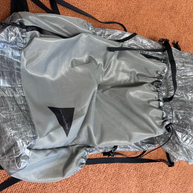 앤드원더 UL다이니마 백팩 차콜