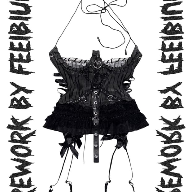 REWORK BY FEELBLUE 019 Darkbloom Corset