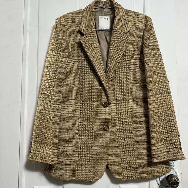 타임 트위드 자켓