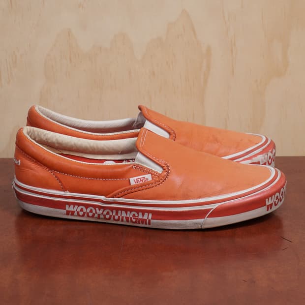 반스 X 우영미 레더 스니커즈