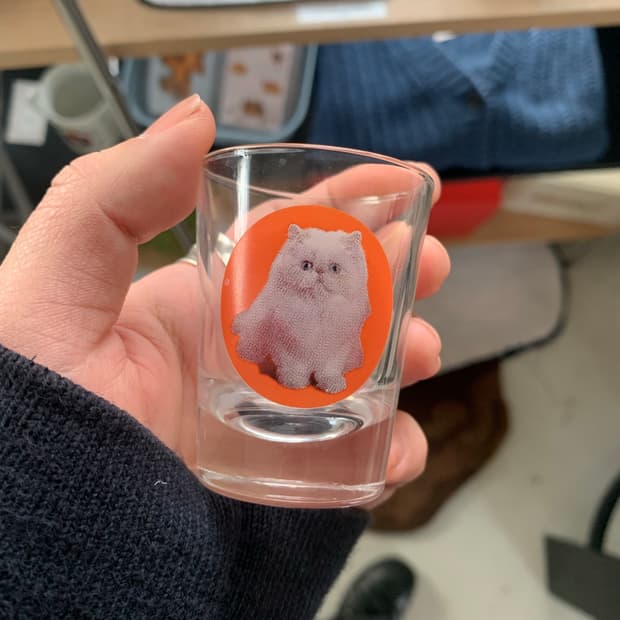 Hysteric glamour 히스테릭 글래머 유리잔