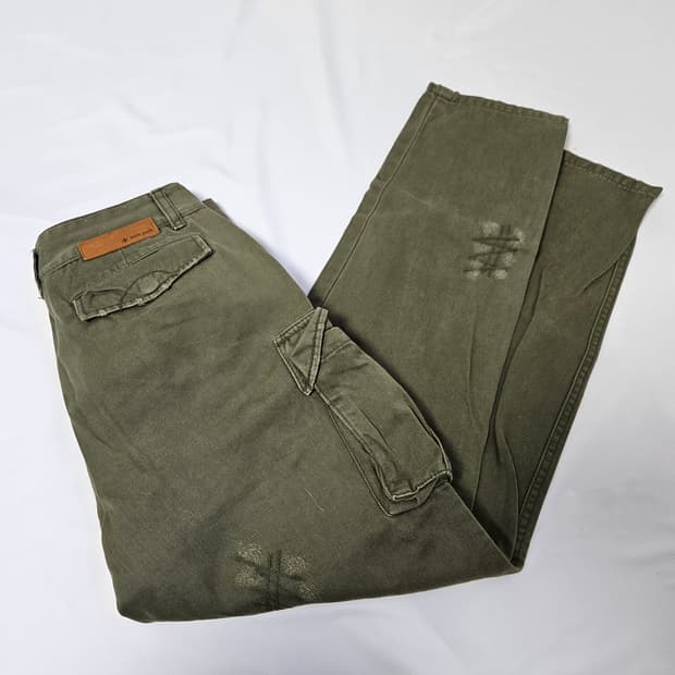 스노우피크 데미지 카고팬츠 바지 캠핑 트레일 L