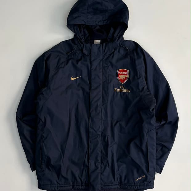 [100] 나이키 아스날 07-08 레트로 폴리쉘 경량 트레이닝 탑 져지