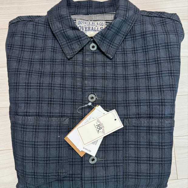 RRL 더블알엘 25ss 데님체크 워크셔츠 새상품 팝니다