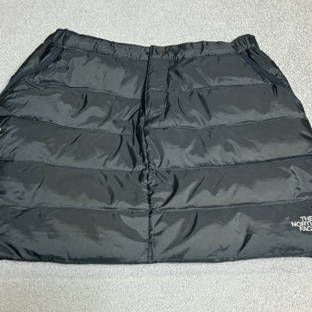 노스페이스 눕시700 블랙 패딩 치마 스커트 