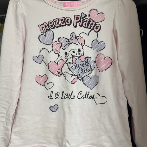 stc 진리 일본빈티지 메조피아노 티셔츠 슬리브