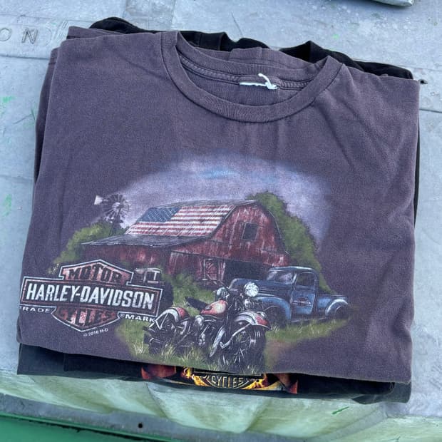 Harley Davidson Faded Print T-shirt