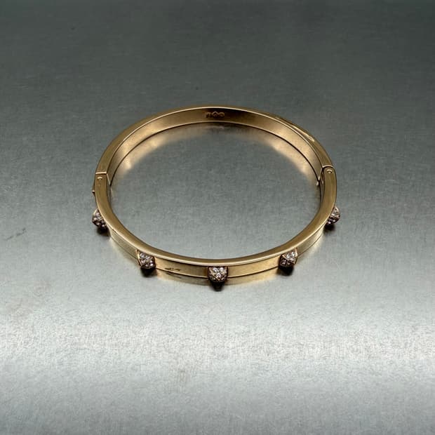 스와로브스키 로즈골드 뱅글 팔찌