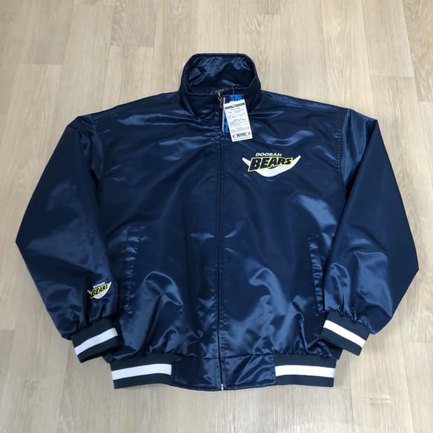 (L) 새상품 두산 베어스 네포스 올드 반달곰 춘추용 점퍼 두산 자켓 
