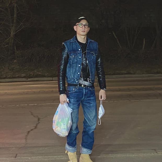 박성진 착용)폴로 페이디드 데님 트러커