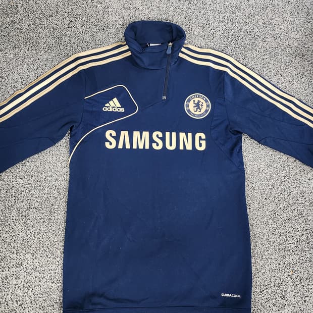 //첼시 FC 아디다스 반집업 트레이닝 