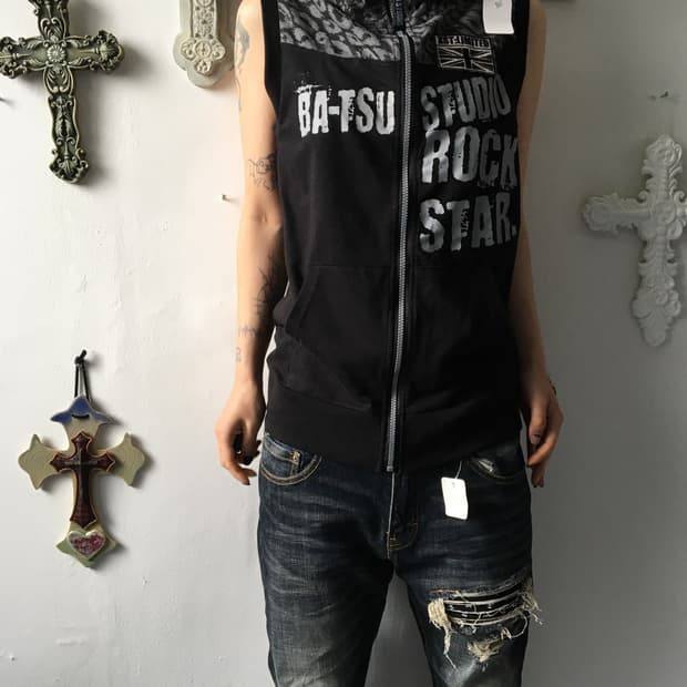 Bat su leopard pattern layered high neck