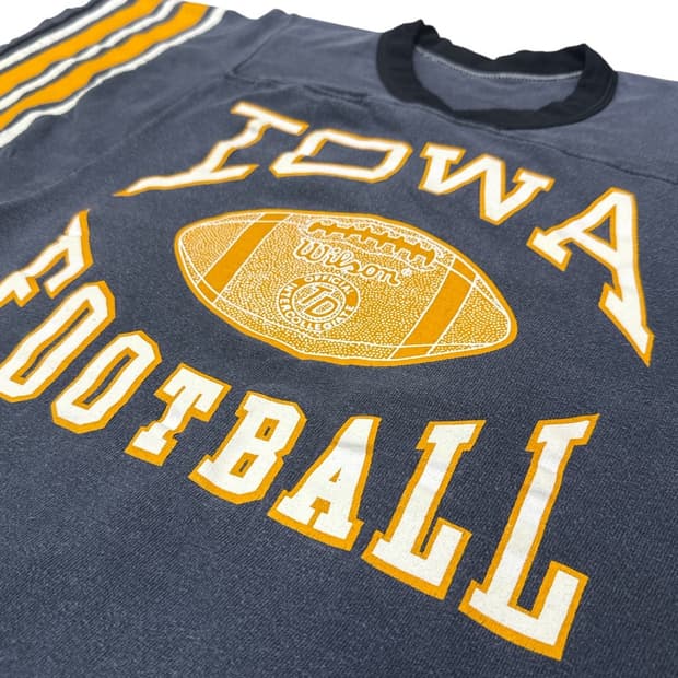 80s 아이오와대 풋볼 저지 티셔츠