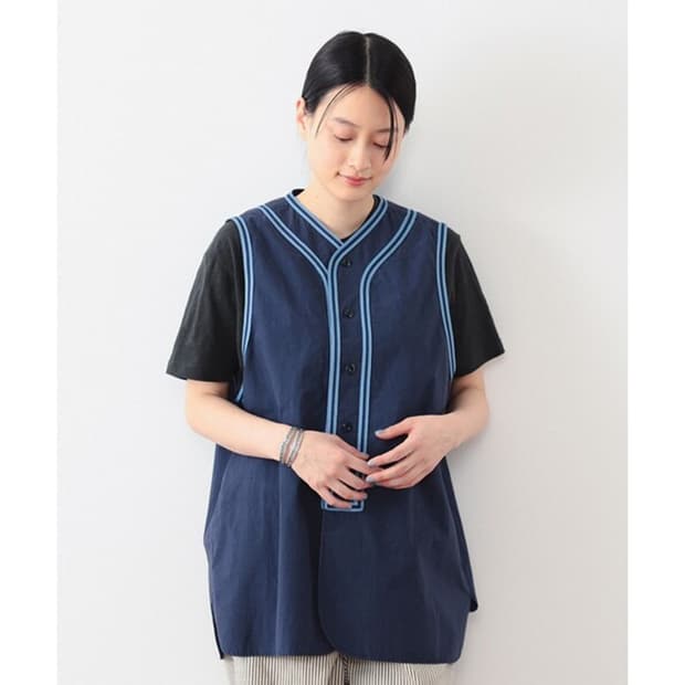 BEAMS BOY Baseball Sleeveless Shirt