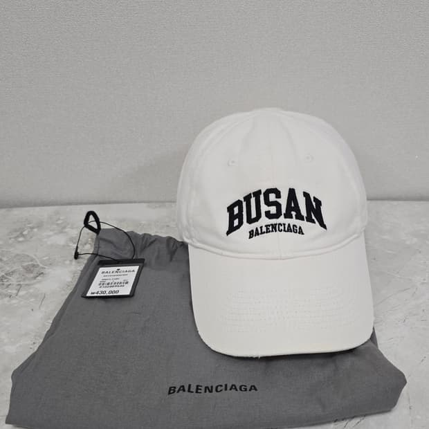 발렌시아가 부산 로고 볼캡 모자 L사이즈 판매